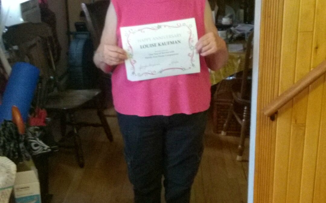 Happy One Year Anniversary to Louise Kaufman