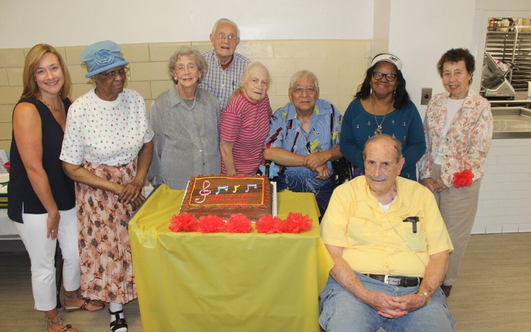 Birthday of the Month Club at the Huntington Senior Center