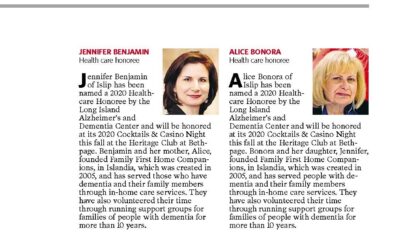 Owners, Jennifer Benjamin and Alice Bonora, Nominated as Honorees